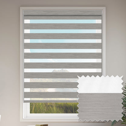 Sherborne Zinc Blackout Zebra Shade