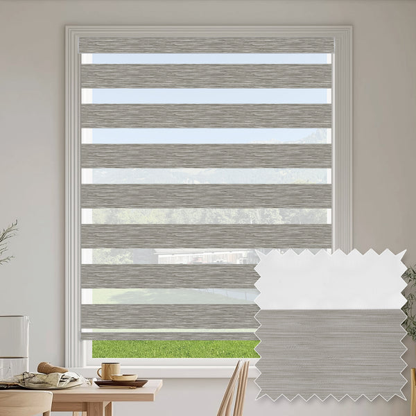 Soudro Zinc Blackout Zebra Shade