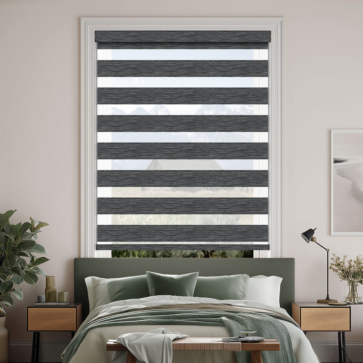 Soudro Shadow Blackout Zebra Shade