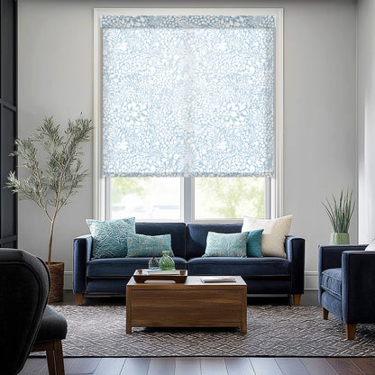 Summer Berry Rain Light Filtering Roller Shades