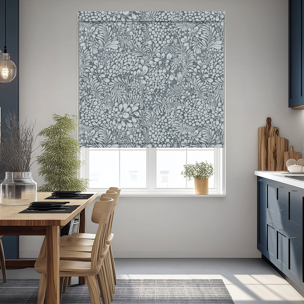 Summer Berry Storm Blackout Roller Shades