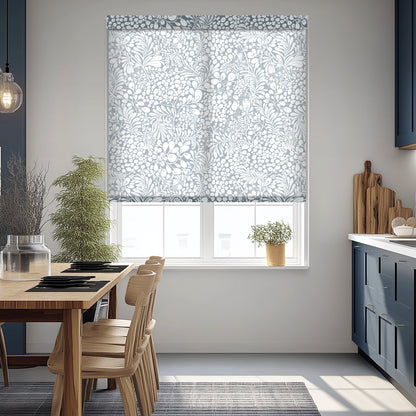 Summer Berry Storm Light Filtering Roller Shades