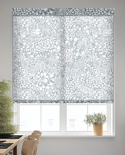 Summer Berry Storm Light Filtering Roller Shades