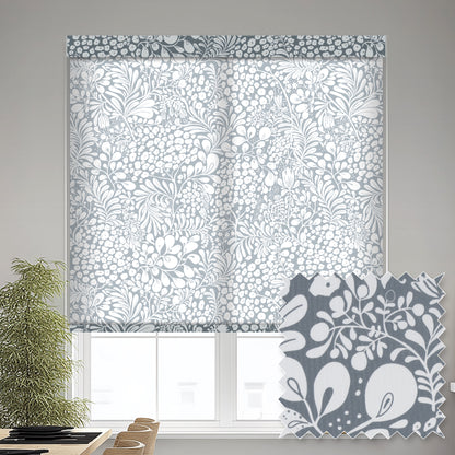 Summer Berry Storm Light Filtering Roller Shades