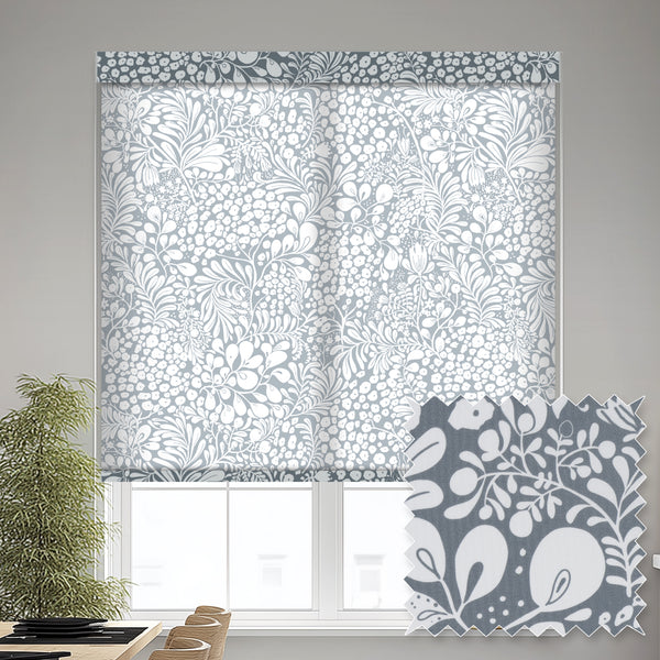 Summer Berry Storm Light Filtering Roller Shades