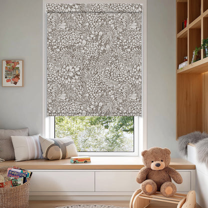 Summer Berry Mocha Blackout Roller Shades