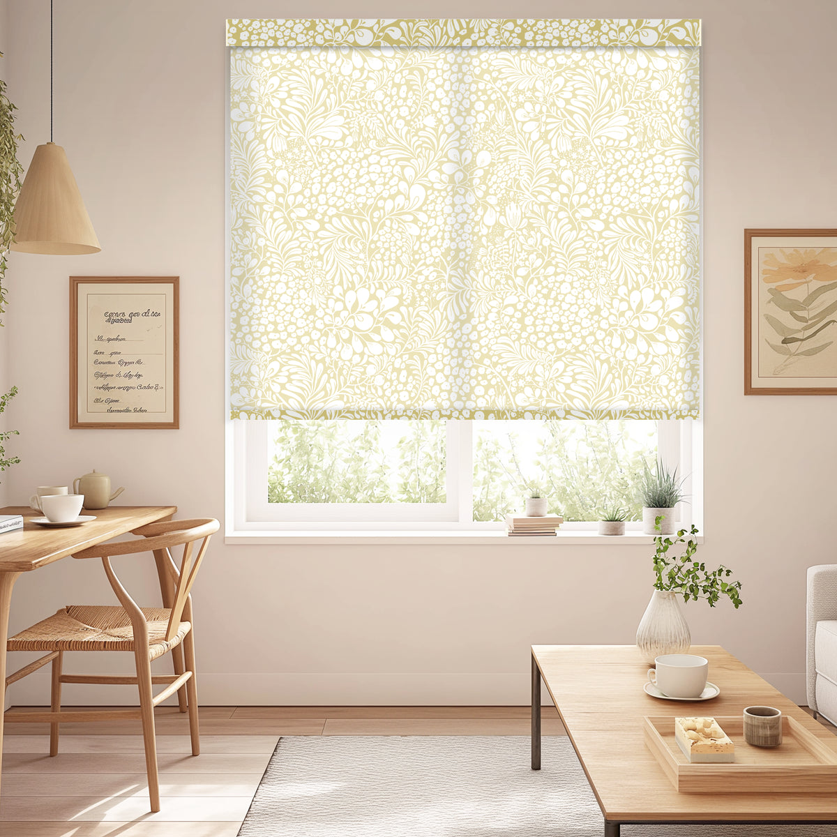 Summer Berry Sunlight Light Filtering Roller Shades