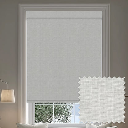 Tamora Silver Blackout Roller Shades