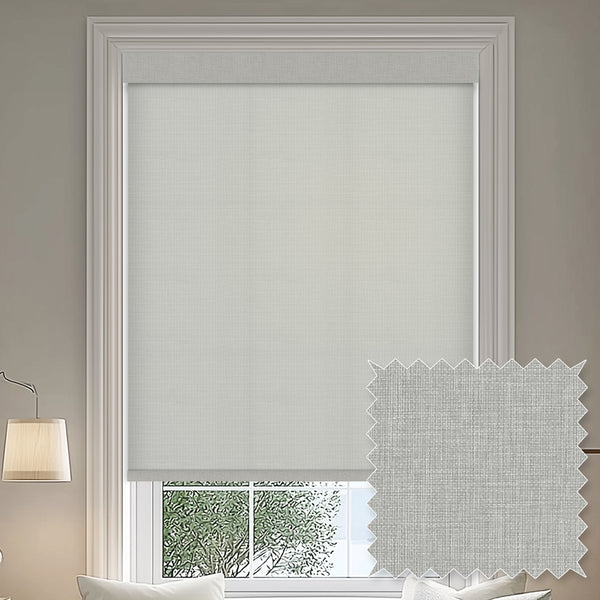 Tamora Silver Light Filtering Roller Shades