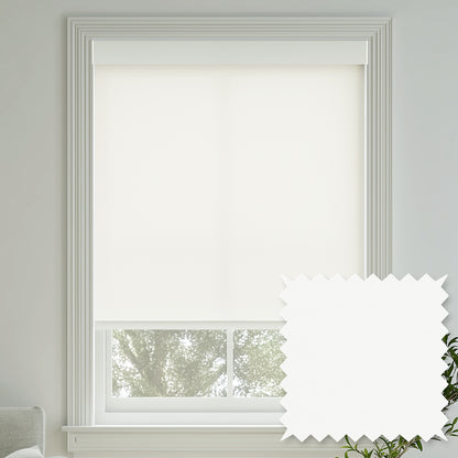 Tam Snow Short Light Filtering Roller Shades