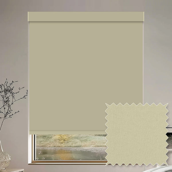 Tam Champagne Blackout Roller Shades
