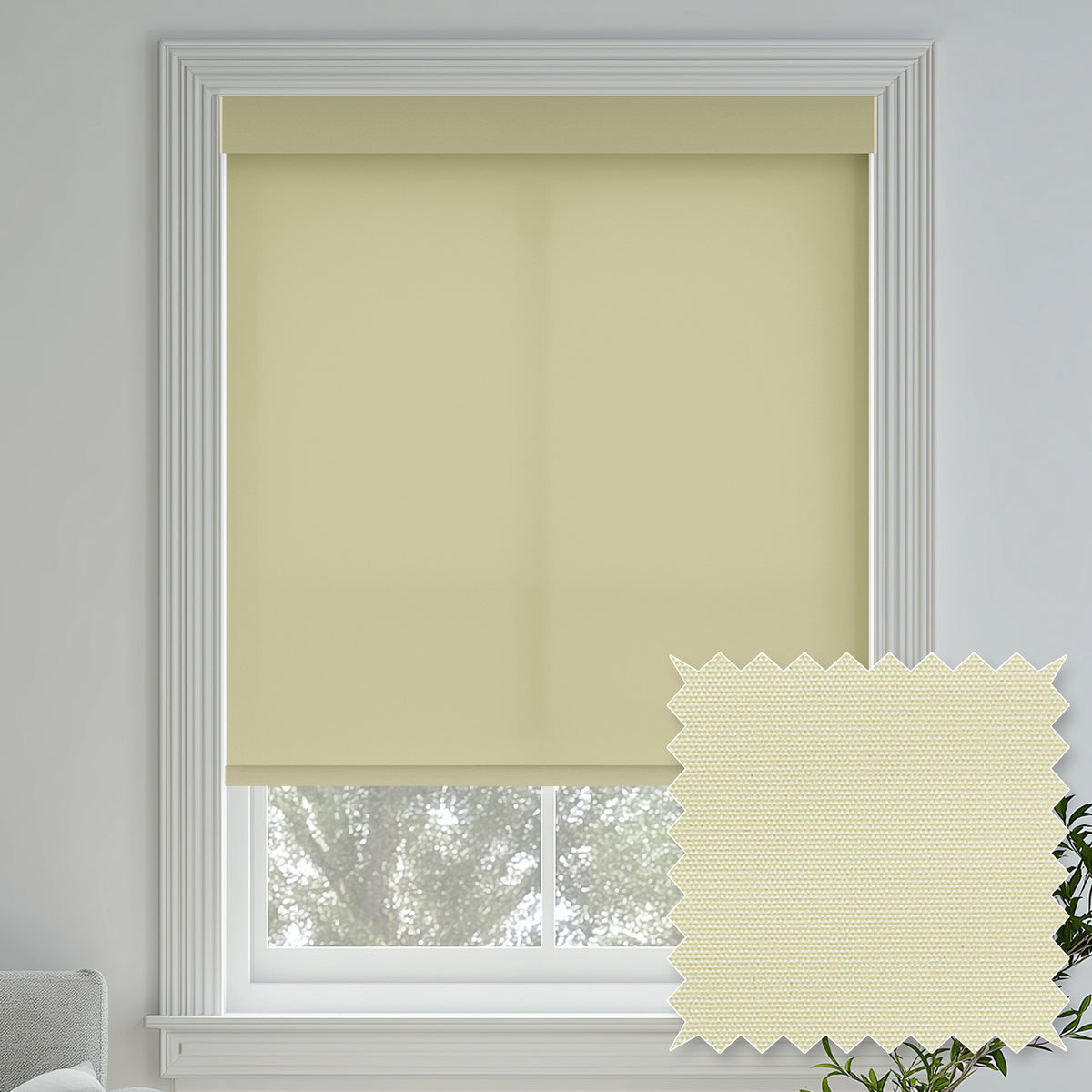 Tam Champagne Light Filtering Roller Shades