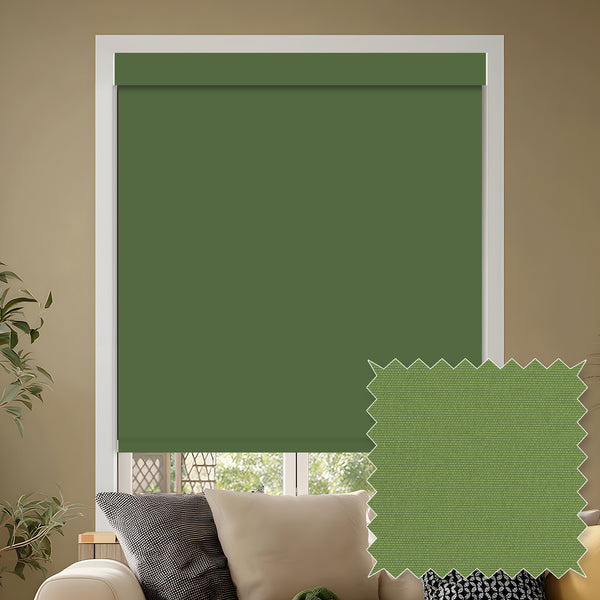 Tam Moss Blackout Roller Shades