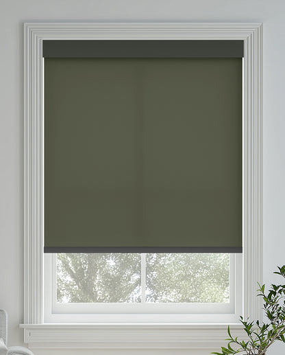 Tam Midnight Light Filtering Roller Shades