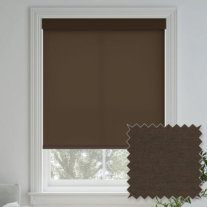 Tam Chocolate Light Filtering Roller Shades