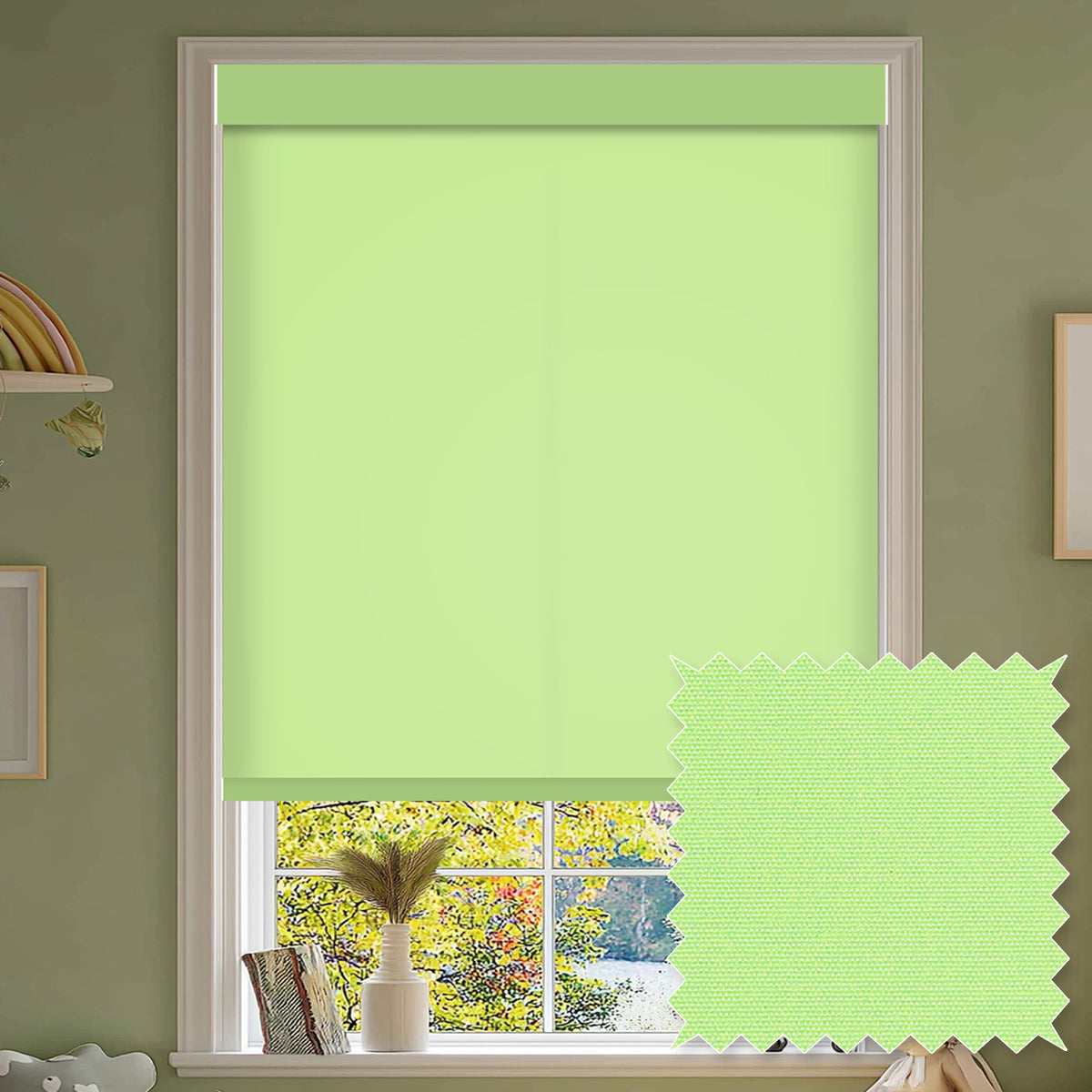 Tam Grass Light Filtering Roller Shades