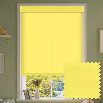 Tam Lemon Light Filtering Roller Shades