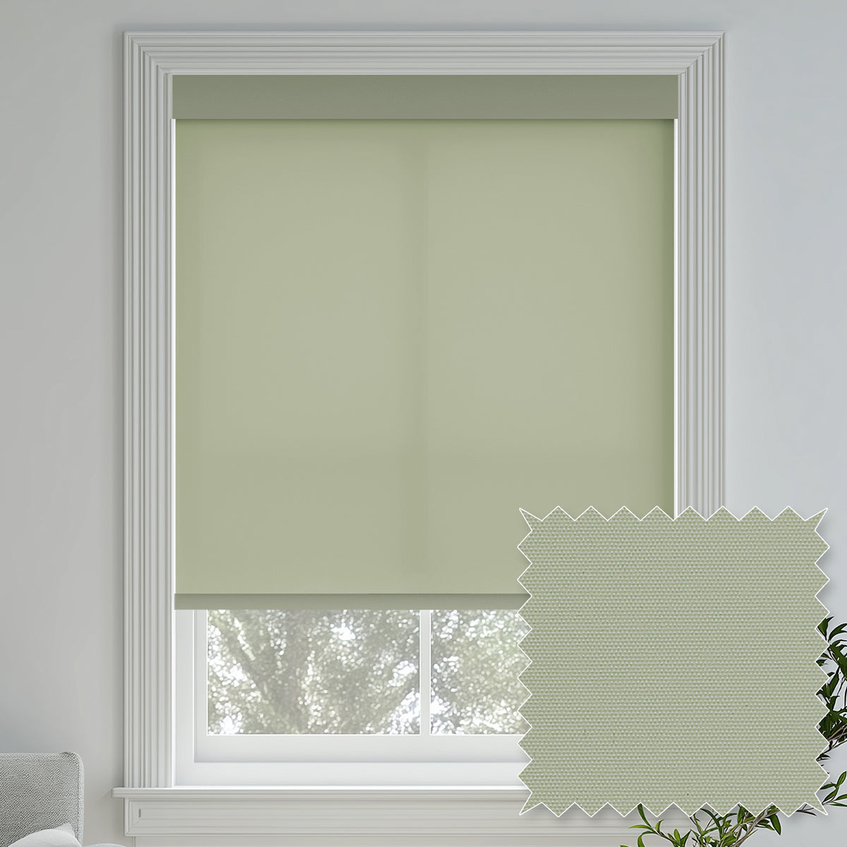 Tam Fir Light Filtering Roller Shades
