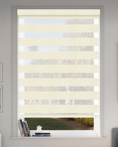 Taplow Linen Cream Light Filtering Zebra Shade