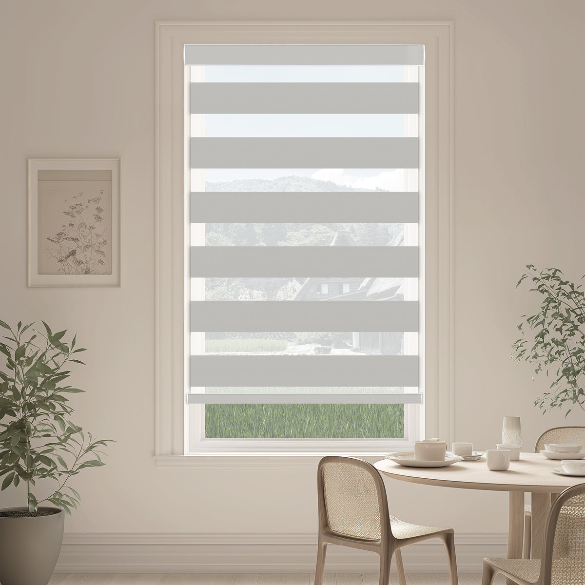 Uraco Ice Blackout Zebra Shade