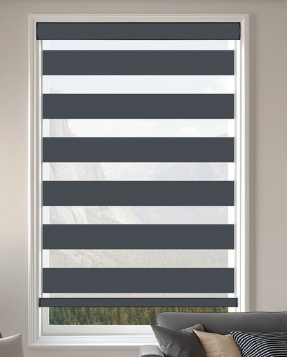 Uraco Obsidian Blackout Zebra Shade