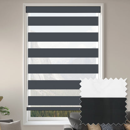 Uraco Obsidian Blackout Zebra Shade