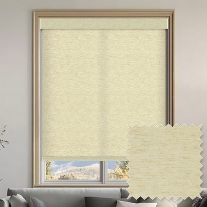 Verona Linen Natural Light Filtering Roller Shades
