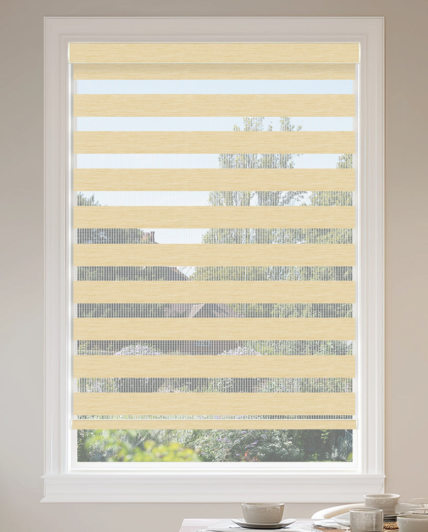 Veneto Peanut Light Filtering Zebra Shade