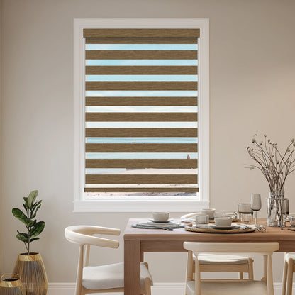 Veneto Sand Light Filtering Zebra Shade