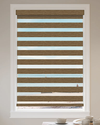 Veneto Sand Light Filtering Zebra Shade