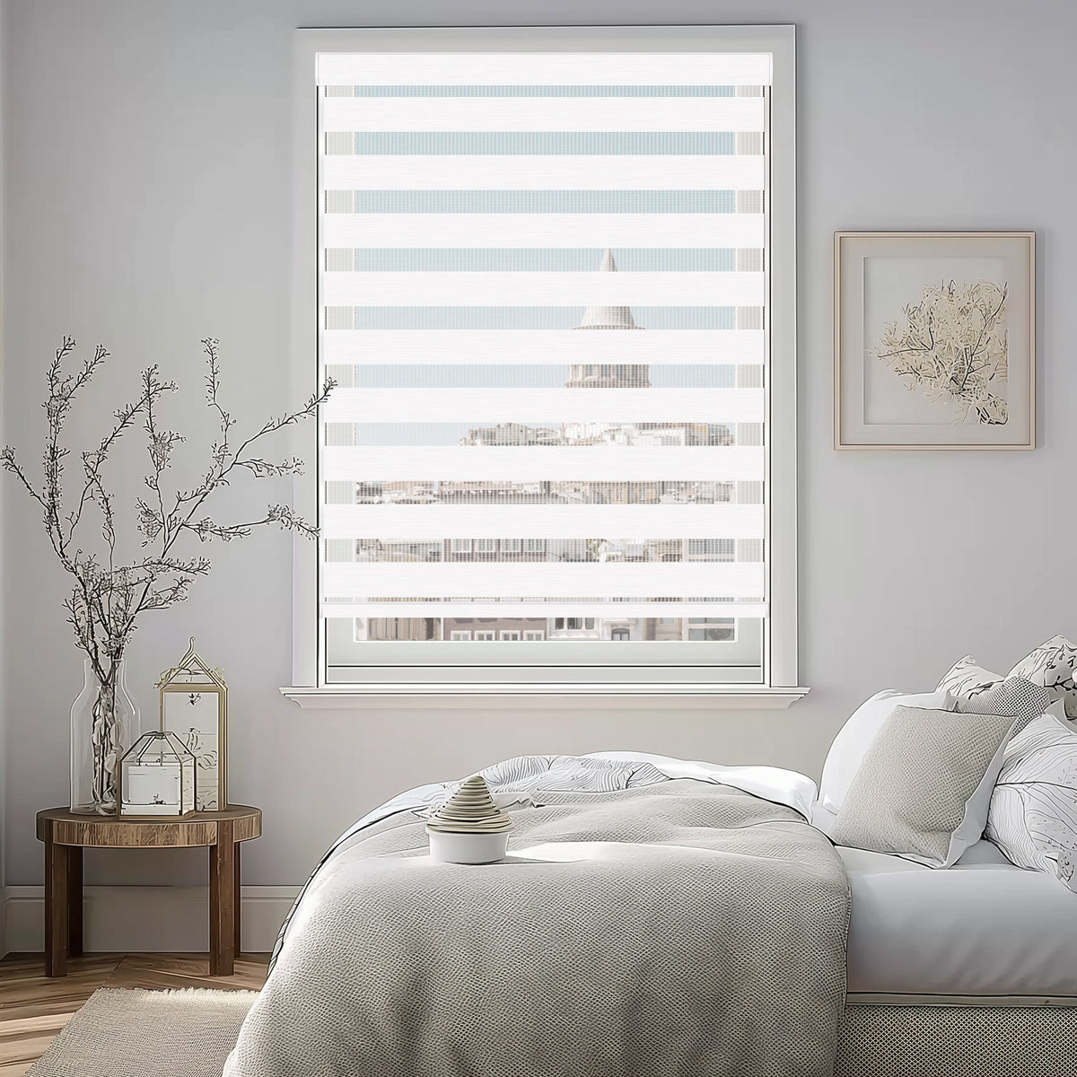Veneto Bright White Light Filtering Zebra Shade