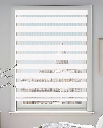Veneto Bright White Light Filtering Zebra Shade