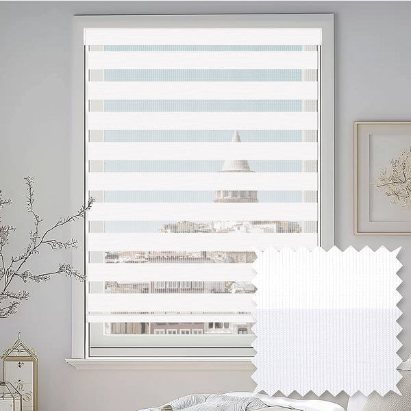 Veneto Bright White Light Filtering Zebra Shade
