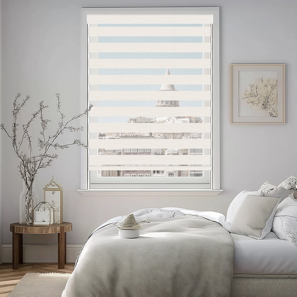 Veneto Coconut Light Filtering Zebra Shade