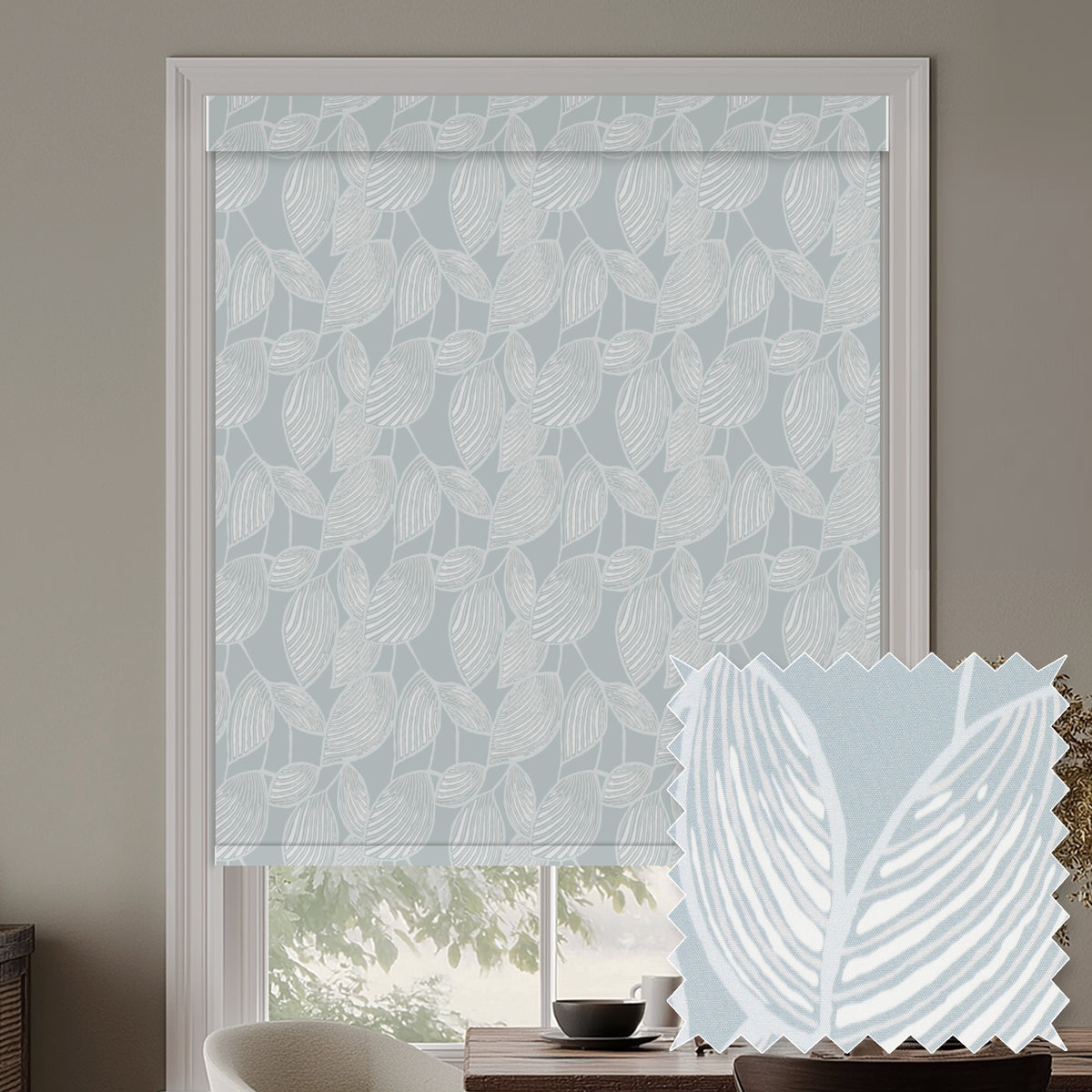 Weeping Leaf Rain Blackout Roller Shades