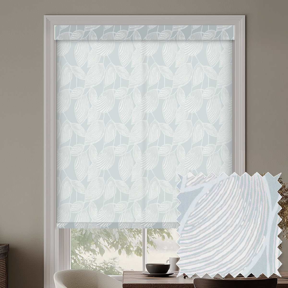 Weeping Leaf Rain Light Filtering Roller Shades