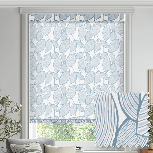 Weeping Leaf Blue Light Filtering Roller Shades