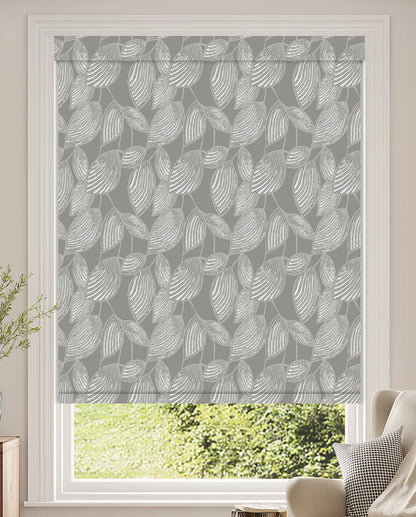 Weeping Leaf Tin Blackout Roller Shades