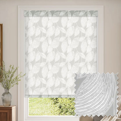 Weeping Leaf Tin Light Filtering Roller Shades