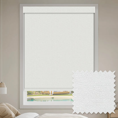 Westin Snow Flame Retardant Blackout Roller Shades