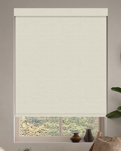 Westin Cream Flame Retardant Blackout Roller Shades