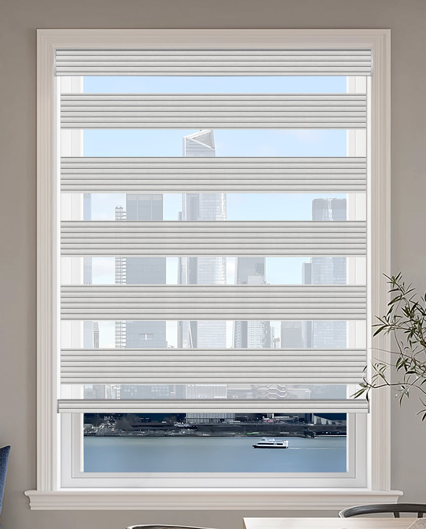 Westcott Silver Light Filtering Zebra Shade