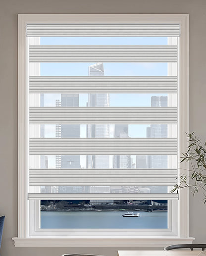 Westcott Silver Light Filtering Zebra Shade