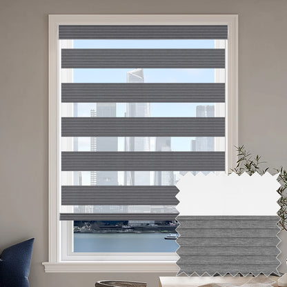 Westcott Charcoal Light Filtering Zebra Shade
