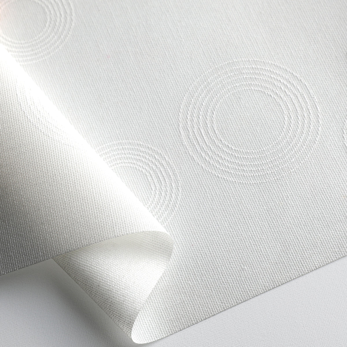 Circle Snow Light Filtering Roller Shades