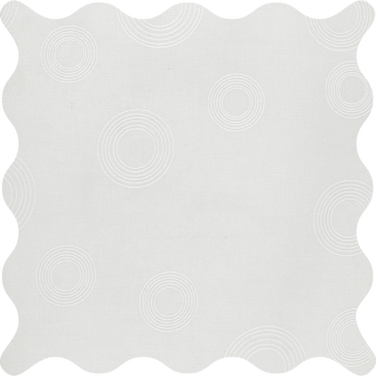 Circle Snow Light Filtering Roller Shades