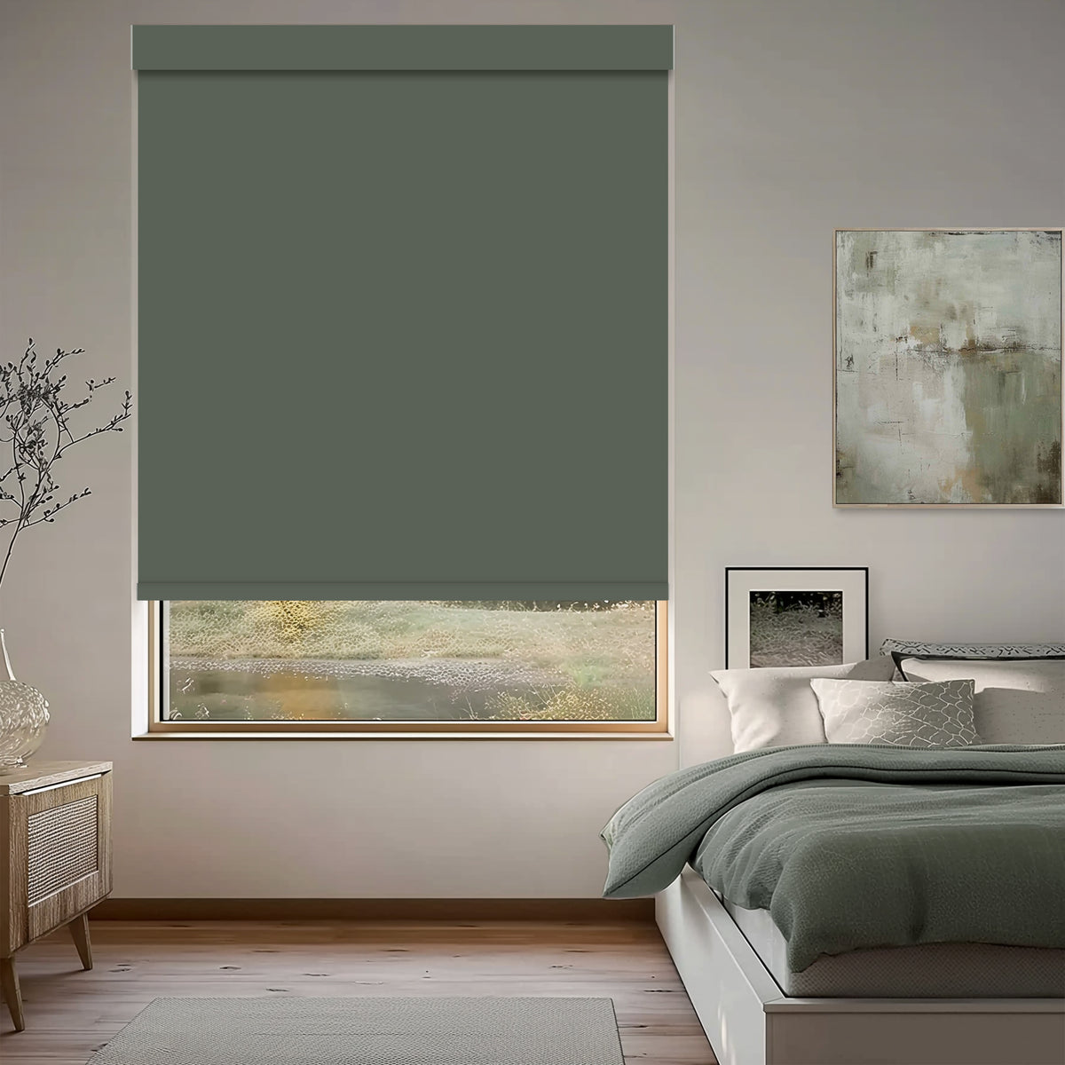 Tam Vapor Flame Retardant Blackout Roller Shades