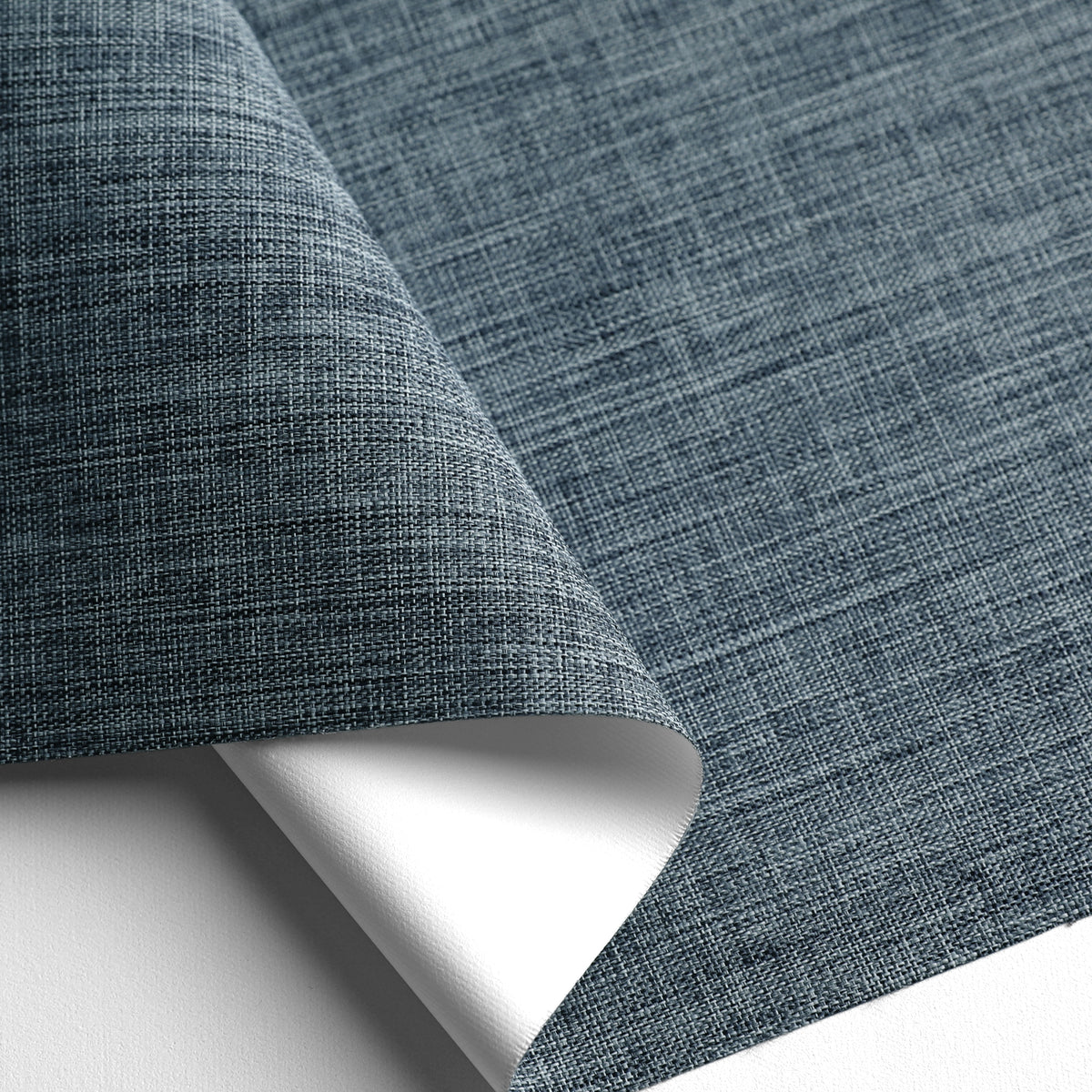 Shelley Denim Flame Retardant Blackout Roller Shades